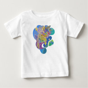 Whimsisches Kunstwerk Baby T-shirt