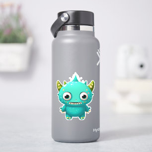 Whimsisches Monster-Aufkleber für Kinder Aufkleber