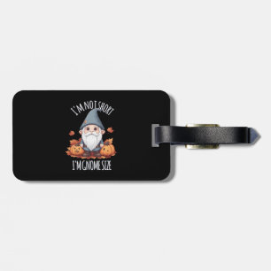 Whimsisches Niedliches Gnome im Herbst Gepäckanhänger