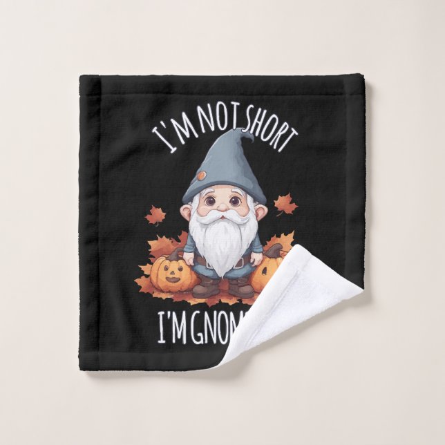 Whimsisches Niedliches Gnome im Herbst Waschlappen (Waschlappen)