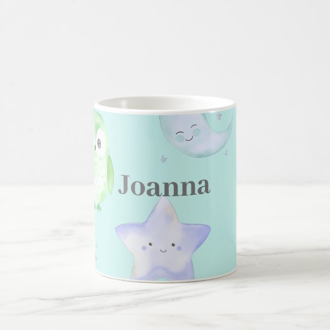 Whimsisches Owl Kaffeetasse (Mittel)