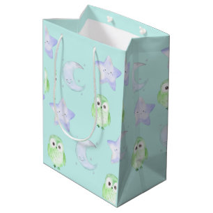 Whimsisches Owl Mittlere Geschenktüte