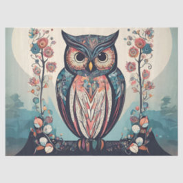 Whimsisches Owl Seidenpapier