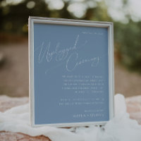 Whimsisches Skript | Dusty Blue Unplugony Zeremony
