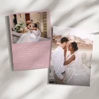 Whimsisches Skript | Dusty Rose Flat Foto