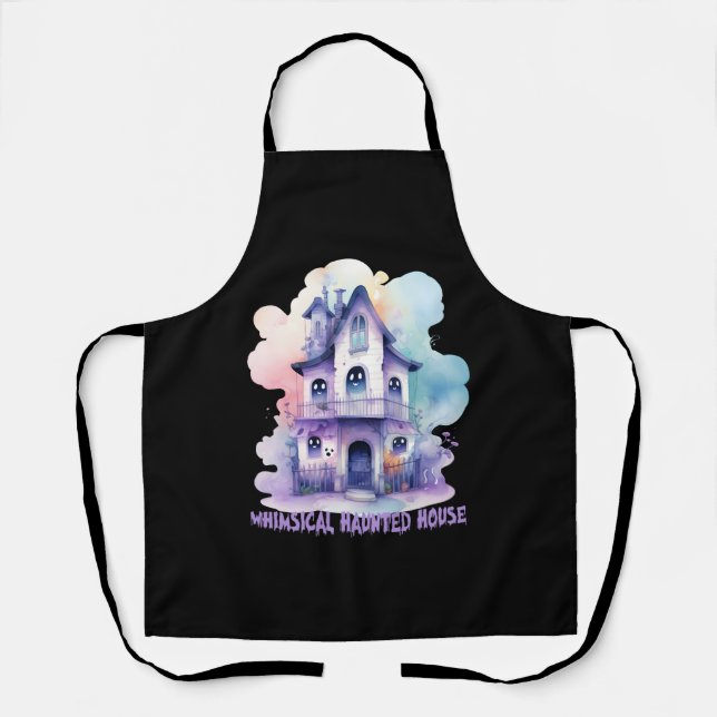 Whimsisches Spuk Haus Schürze (Vorderseite)