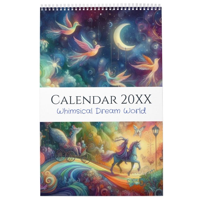 Whimsisches Traumland Kalender (Titelbild)