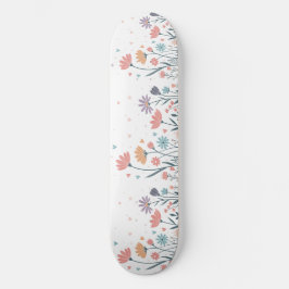 Whimsisches Wasserfarben-Skateboard Skateboard