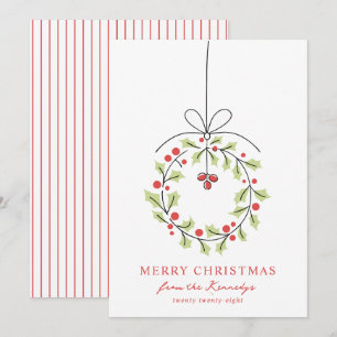 Whimsisches Weihnachtsfest Feiertagskarte