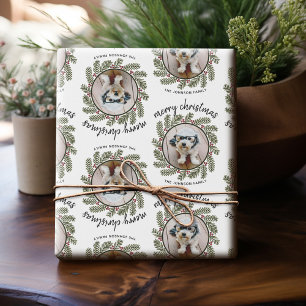 Whimsisches Weihnachtsgebäck - Kalligrafie - Zweig Geschenkpapier