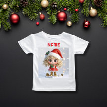 Whimsisches Weihnachtsmädchen Holly & Snow INDIVID