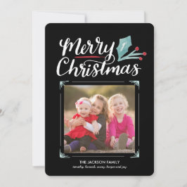 Whimsisches Weihnachtswerk Feiertagskarte