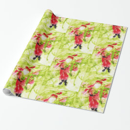 Whimsisches Weihnachtswrapping-Papier Geschenkpapier