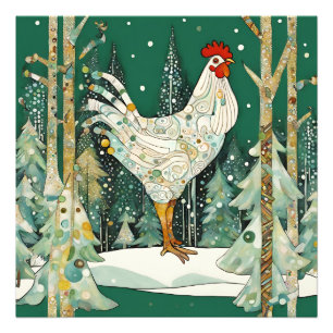 Whimsisches Wintererlebnis Fotodruck