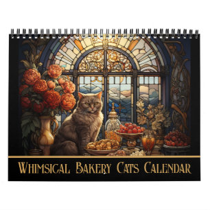 Whimsisisches, gemütliches Bäckereikartentuch aus  Kalender