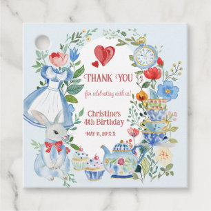 Whimsistische Alice im Wunderland Geschenkanhänger