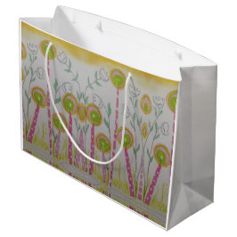 Whimsistische Blume Geschenktasche Große Geschenktüte