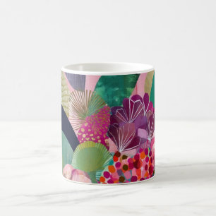 Whimsistische Blume Kaffeetasse