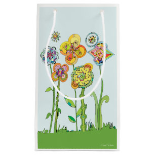Whimsistische Blume Kleine Geschenktüte