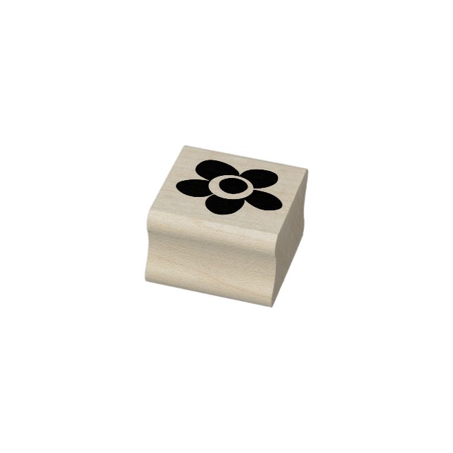 Whimsistische Blume Niedlich und einfach Gummistempel (Stempel)