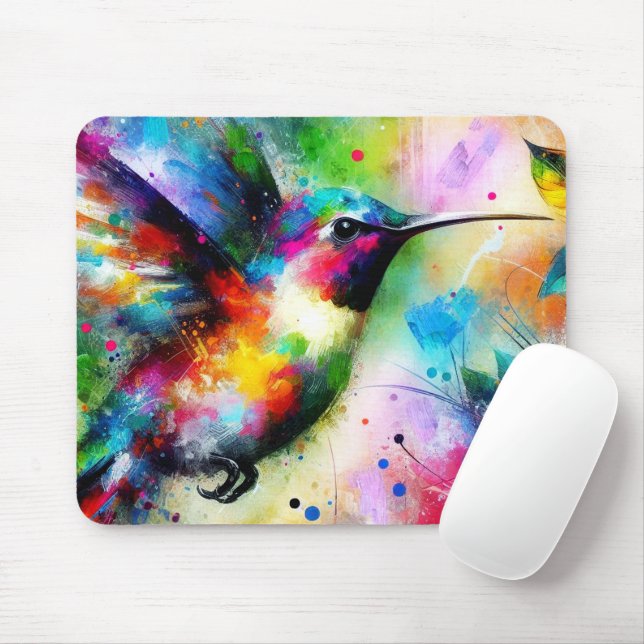 Whimsistische Impressionistin Mousepad (Mit Mouse)