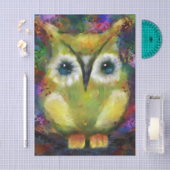 Whimsistische Impressionistin Seidenpapier (Handwerk)