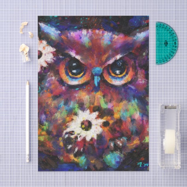 Whimsistische Impressionistin Seidenpapier (Handwerk)