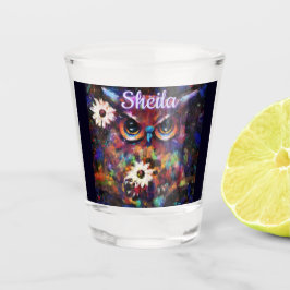 Whimsistische Impressionistische Bläschen Personal Schnapsglas
