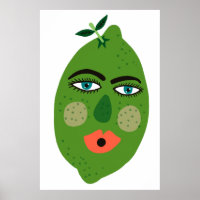 Whimsistische Limone Kunst