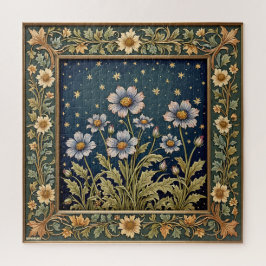 Whimsistische Wildblume Abend Jugendstil