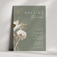 Whimsistische Wildblume | Sage Green Wedding Brunc