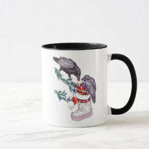 Whimssical Christmas Alaska Wildlife Coffee Mug