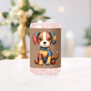 Whimswork Puppy Folk Art Cottagecore