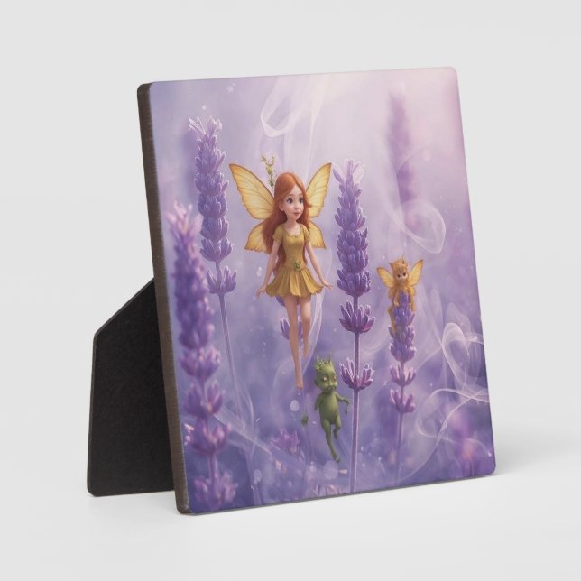 Whimsy Among the Purple Blooms Fotoplatte (Vorderseite)