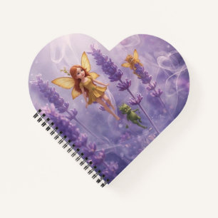 Whimsy Among the Purple Blooms Notizbuch