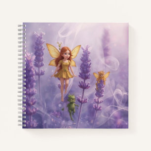 Whimsy Among the Purple Blooms Notizbuch