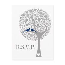 Whimsy Baum Marine blauen liebevoll Mod Hochzeit r