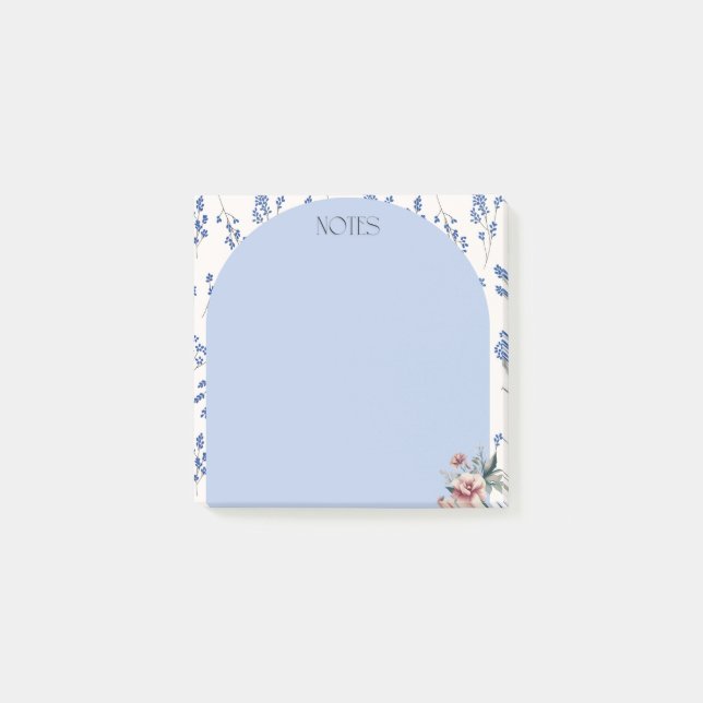 Whimsy Bloom Arch Notes Post-it Klebezettel (Vorderseite)