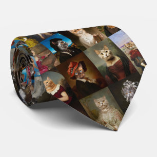 Whimsy Cats Porträt Kollektion Krawatte