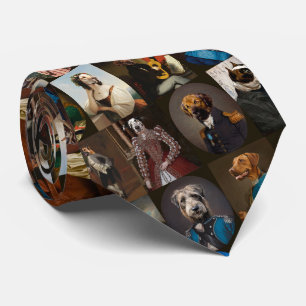 Whimsy Dogs Porträt Kollektion Krawatte