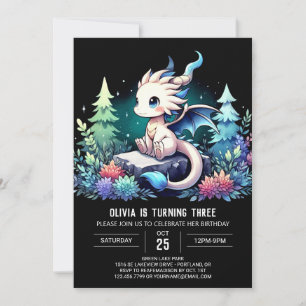 Whimsy Fantasy Dragon Geburtstag Einladung