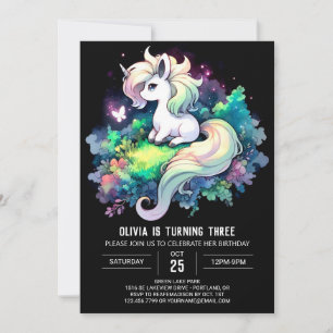 Whimsy Fantasy Horse Geburtstag Einladung