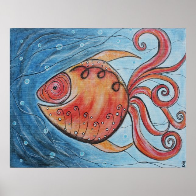 Whimsy Fish II Poster (Vorne)