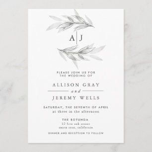 Whimsy Floral Wedding Einladung