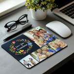 Whimsy Garden Wreath Mother's Day Photo Gift Mousepad<br><div class="desc">Affordable custom printed Mother's Day gift personalized with your photos and text. This happy colorful design features a watercolor floral wreath with Love You text. Add 4 custom photos and personalize the greeting for grandma, mom or any special mother figure. Use the design tools to change the fonts and colors...</div>