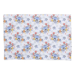Whimsy Hand Drawing Blume Kissen Fall Kissenbezug
