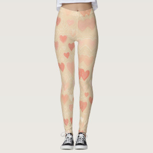 Whimsy Herz in Pastel Leggings