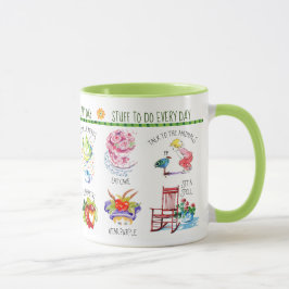 Whimsy Niedlich Stuff to Do Combo Tasse 11oz