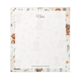 Whimsy Poodle Pizzazz Notizblock