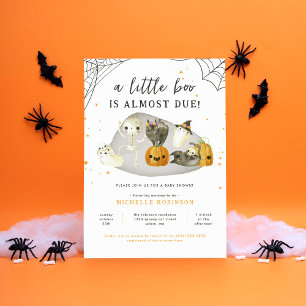 Whimsy Spooky ein wenig Boo Halloween Baby Dusche Einladung